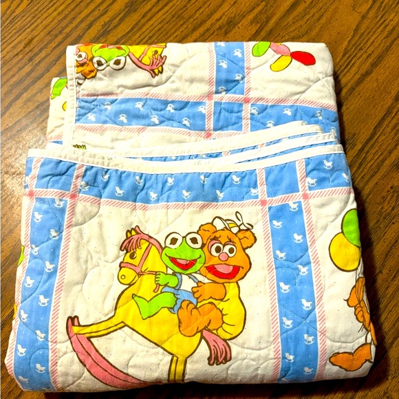 Other - Vintage baby muppets Quilted baby blanket or lap blanket